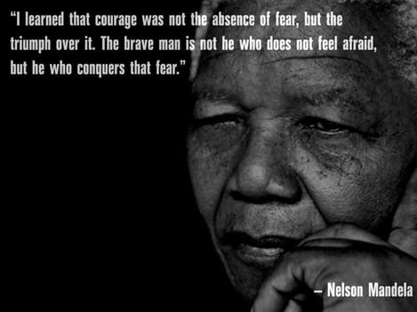 nelson mandela courage quote